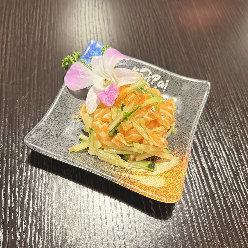 Salmon Cucumber Tata
