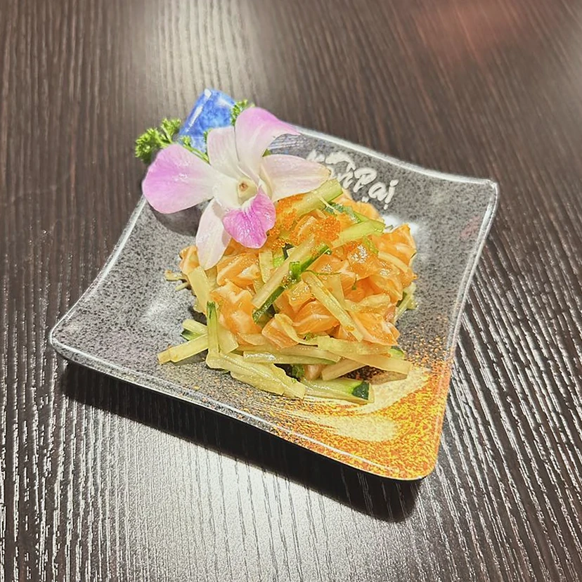 Appetizers — Salmon Cucumber Tata